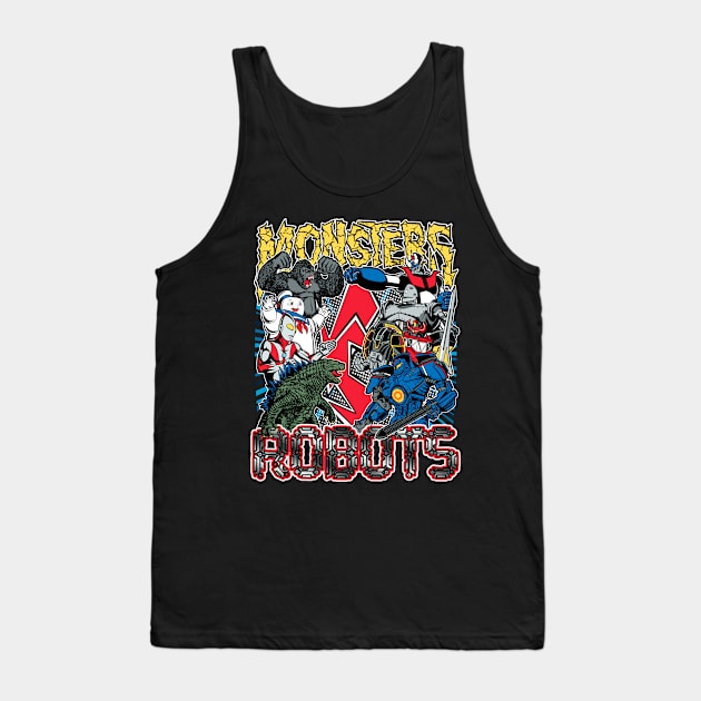 Monsters Vs Robots Tank Top by BuckRogers